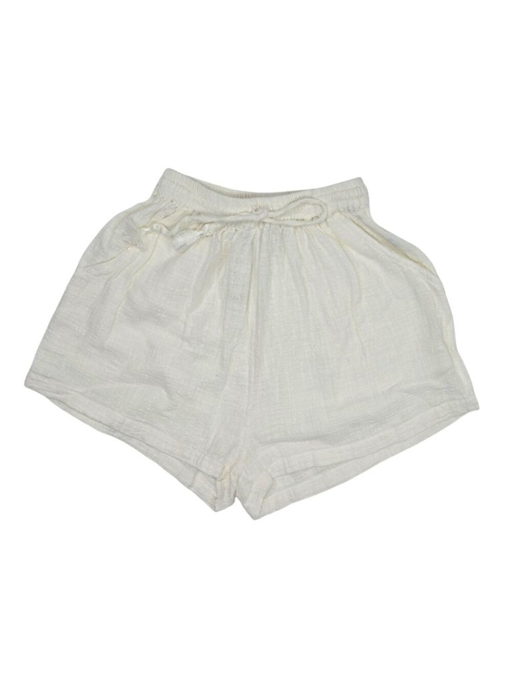 Home Holiday Shorts in Natural Gauze